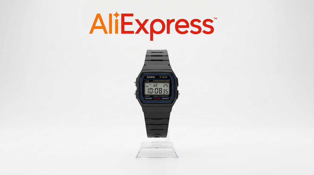 AliExpress'te Casio F-91W: Türkiye için Satın Alma Rehberi